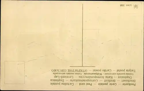 Präge Ak Mädchen in niederländischer Tracht, Birnenkorb