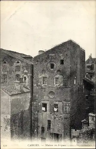 Ak Cahors Lot, Maison en briques