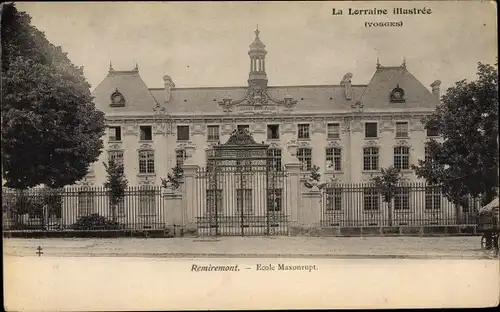 Ak Remiremont Lothringen Vosges, Ecole Maxonrupt