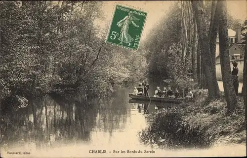 Ak Chablis Yonne, Sur les Bords du Serein