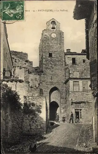 Ak Bruniquel Tarn-et-Garonne, Le Beffroi