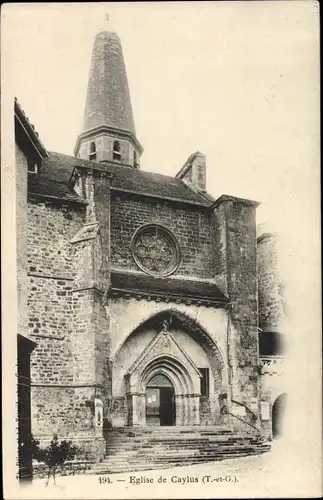 Ak Caylus Tarn-et-Garonne, Église