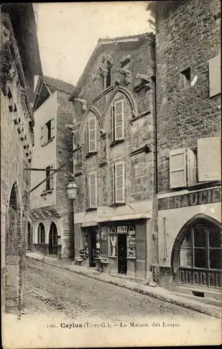 Ak Caylus Tarn-et-Garonne, La Maison des Loups