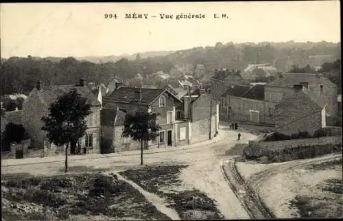 Ak Méry Val-d’Oise, Vue générale