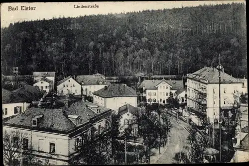 Ak Bad Elster im Vogtland, Lindenstraße