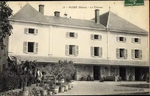 Ak Moiré Rhône, Le Chateau