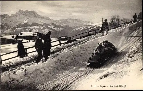 Ak En Bob Sleigh, Bobfahrt