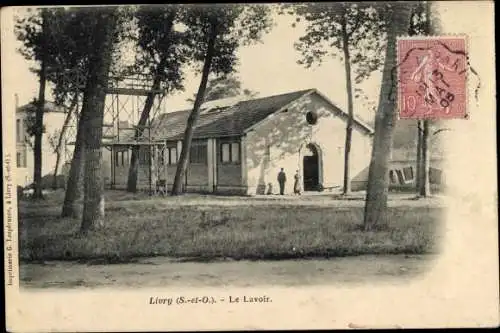 Ak Livry Seine Saint Denis, Lavoir