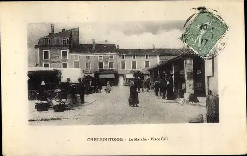 Ak Chef Boutonne Deux Sèvres, Le Marché, Place Cail