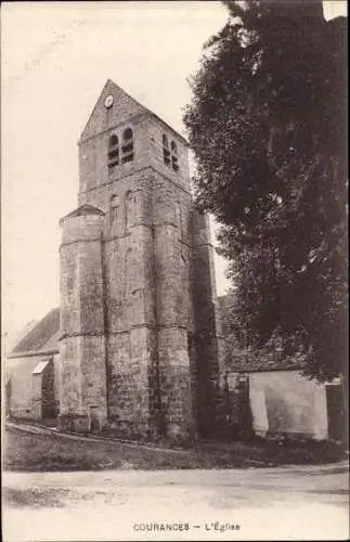 Ak Courances Essonne, L'Eglise