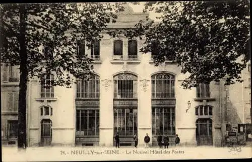 Ak Neuilly sur Seine Hauts de Seine, Nouvel Hotel des Postes