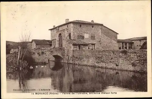 Ak Morance Rhône, Ferme de l'Izérable, ancienne maison fotre