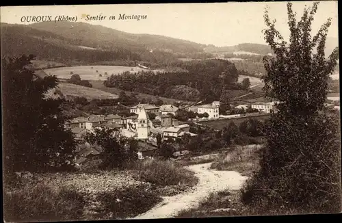 Ak Ouroux Rhône, Sentier en Montagne