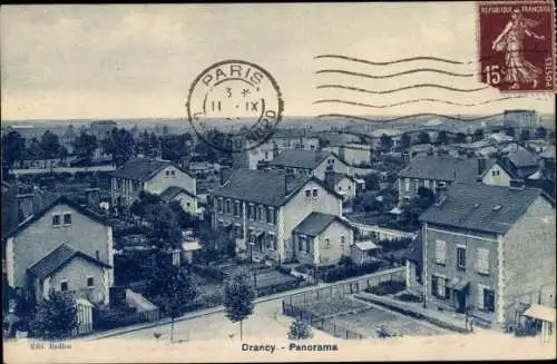 Ak Drancy Seine Saint Denis, Panorama