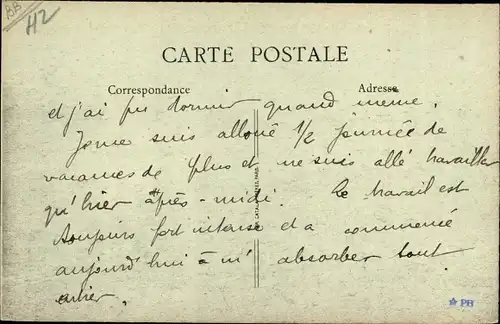 Ak Rive de Gier Loire, Vue générale, cote gauche