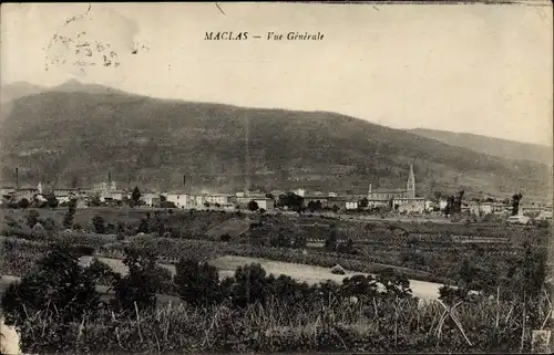 Ak Maclas Loire, Vue générale