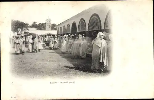 Ak Biskra Algerien, Marché arabe