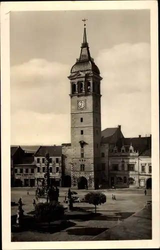 Ak Vyškov Wischau Südmähren, Rathaus