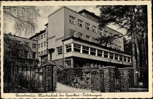 Ak Cvikov Zwickau in Böhmen Reg. Reichenberg, Sanatorium Martinstal