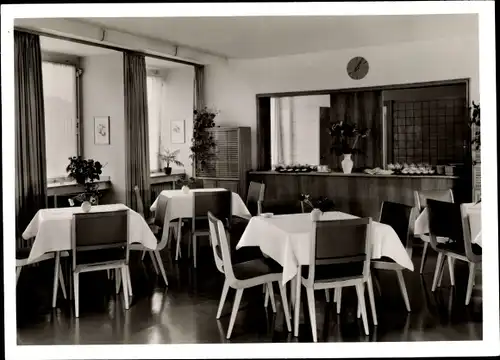 Ak Düsseldorf am Rhein, David Hansemann Haus der Deutsche Bank AG, Frühstücksraum, Poststraße 5