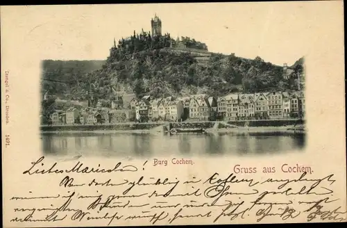 Ak Cochem Rheinland Pfalz, Burg Cochem