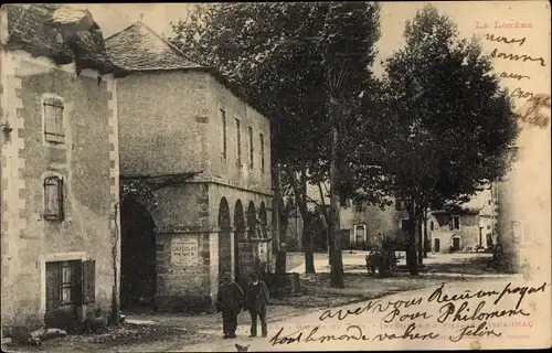 Ak Ispagnac Gorges du Tarn Lozère, Intérieur du village