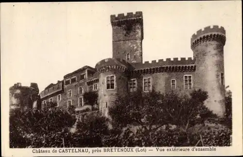 Ak Bretenoux Lot, Chateau de Castelnau