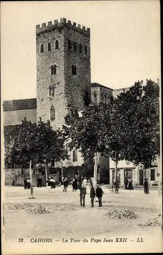 Ak Cahors Lot, Tour du Pape Jean XXII.