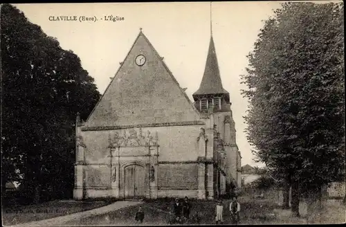 Ak Claville Eure, L'Eglise