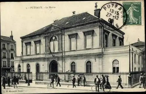 Ak Puteaux Hauts de Seine, Mairie