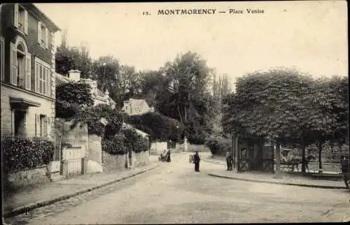 Ak Montmorency Val-d’Oise, Place Venise