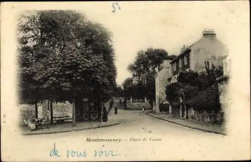 Ak Montmorency Val-d’Oise, Place de Venise