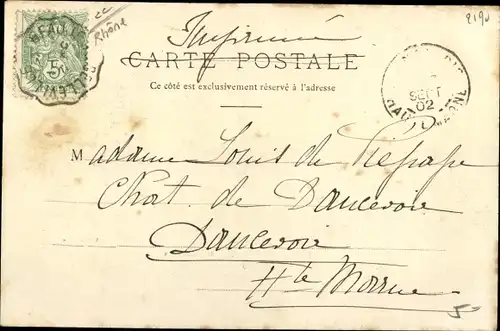 Ak Beaujeu Rhône, Ancienne Maison