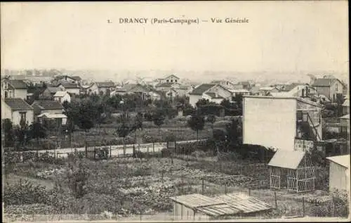 Ak Drancy Seine Saint Denis, Vue générale