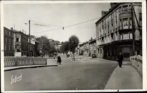 Ak Montbrison Loire, Boulevard Carnot