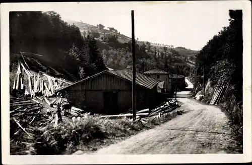 Ak Doizieu Loire, Les scieries du Dorlay, Sägewerk