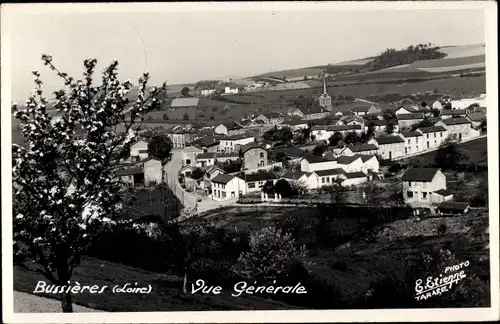 Ak Bussières Loire, Vue générale