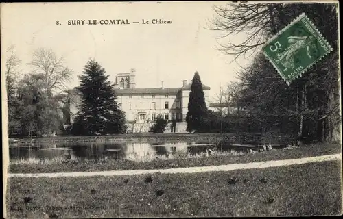 Ak Sury le Comtal Loire, Le Chateau