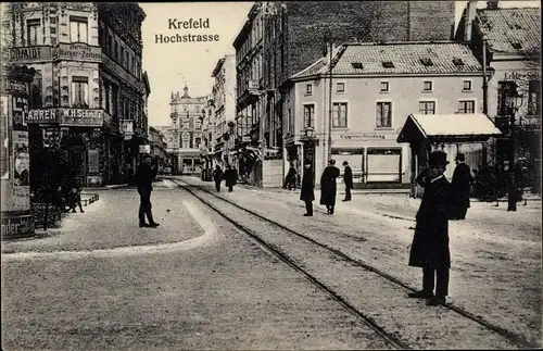 Ak Krefeld am Niederrhein, Hochstraße, G. W. H. Schmitz