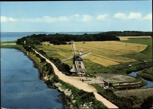 Ak Gelting in Schleswig Holstein, Windmühle