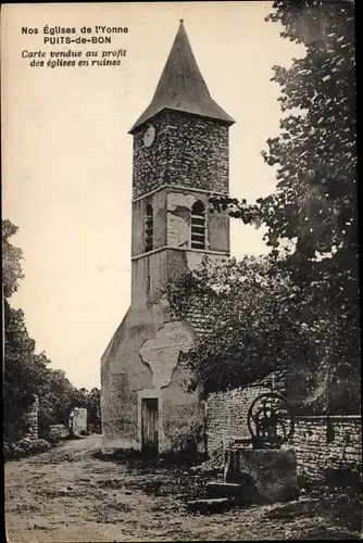 Ak Puits de Bon Yonne, Église