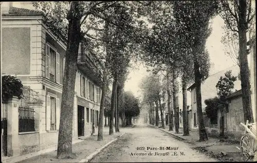 Ak Le Parc St. Maur Val-de-Marne, Avenue de Beauté