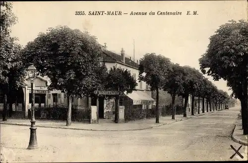 Ak Saint Maur Val-de-Marne, Avenue du Centenaire