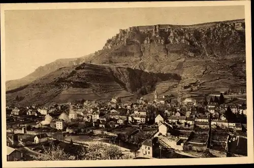 Ak Florac Lozère, Vue générale, Blick auf den Ort