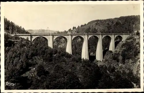 Ak Marvejols environs Lozère, Viaduc de l'Enfer