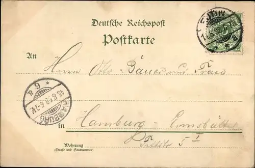 Litho Eutin in Ostholstein, Voss Haus, Voss Brücke, Luisenzimmer