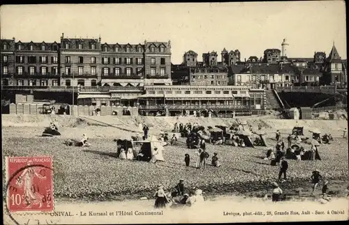 Ak Onival Somme, Le Kursaal et l'Hôtel Continental