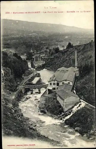 Ak  Mazamet Tarn, Le Pont de Larn