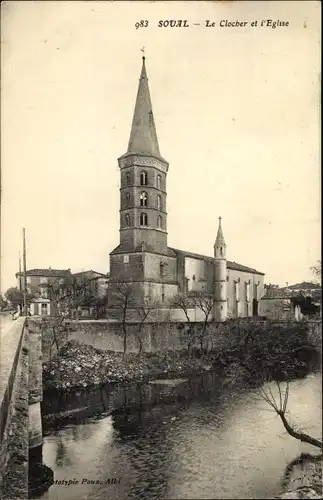 Ak Sual Tarn, Le Clocher et l'Eglise