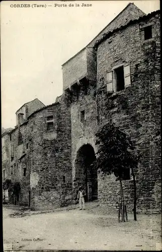 Ak Cordes Tarn, Porte de la Jaune